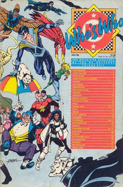 Who's Who: The Definitive Directory of the DC Universe Vol. 1 #17